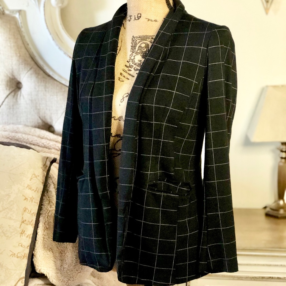 Apt. 9 Windowpane Pattern Blazer - image 2